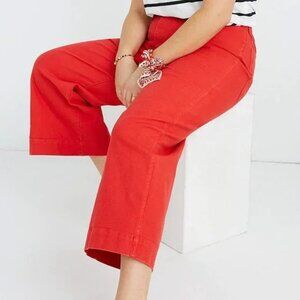 Madewell Emmett Red Pants Size 25